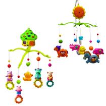 Kit 2 mobile para berço bebê musical chocalho giratorio facil de montar interativo bichinhos Kit 2 mobile para berço bebê musical chocalho giratorio facil de montar interativo bichinhos