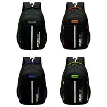 Kit 2 Mochilas Masculina Escolar Trabalho Reforçada Sports BL1180