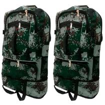 Kit 2 Mochilas Militar Tática 50L Resistente à Água Reforço