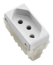 KIT 2 Modulo Tomada 10a Branca 2p+t Tramontina Liz KIT 2 Modulo Tomada 10a Branca 2p+t Tramontina Liz