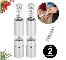 Kit 2 Moedor de Pimenta e Sal