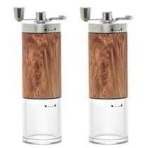 Kit 2 Moedores Manuais de Grãos Café com Manivela Giratória Aço Inox Wolff Kit 2 Moedores Manuais de Grãos Café com Manivela Giratória Aço Inox Wolff