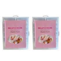 Kit 2 Molde F1 Helen Color Quadrado Ápice Médio