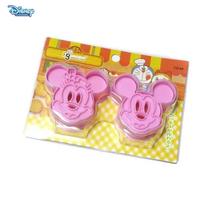 Kit 2 Moldes Cortador de Biscoito, Massas, Bolos, Frutas, Mickey Minnie Shape Cookie