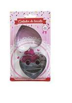 Kit 2 Moldes de Metal Modelador Cortador para Biscoito com Carinhas Kit 2 Moldes de Metal Modelador Cortador para Biscoito com Carinhas