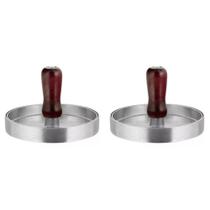 KIT 2 Moldes Forma Hambúrguer - Alumínio