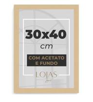 Kit 2 Moldura 30x40cm Com Acetato Certificado Diploma Fotografia - Kit 2 Moldura 30x40cm Com Acetato Certificado Diploma Fotografia -