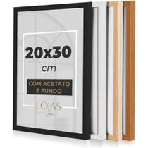 Kit 2 Molduras 20x30cm Acetato Certificado Diploma Fotografia - Branco Kit 2 Molduras 20x30cm Acetato Certificado Diploma Fotografia - Branco