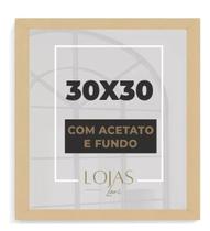 Kit 2 Molduras 30x30cm Com Acetato Quadros Fotografia Poster Foto - Kit 2 Molduras 30x30cm Com Acetato Quadros Fotografia Poster Foto -