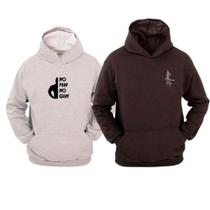 KIT 2 Moletom Ragor Algodão Flanelado Blusa Frio Treino