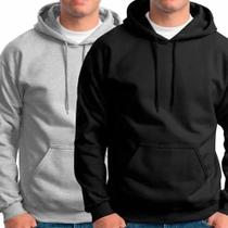 Kit 2 Moletons Masculino Capuz Bolso Canguru Conforto