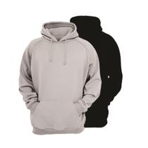 Kit 2 Moletons Masculino Ragor Algodão Capuz Bolso Conforto