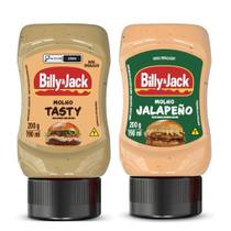 Kit 2 Molho Billy & Jack Tasty e Jalapeno 200g