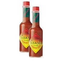 kit 2 Molho De Pimenta Habanero Hot Tabasco Vidro 60ml