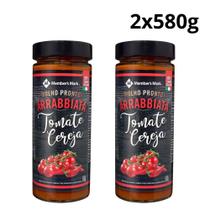 Kit 2 molho de tomate cereja arrabbiata members mark 580g clássico italiano com toque picante