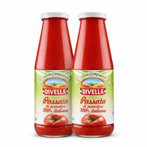 Kit 2 Molho de Tomate Passata Italiana DIVELLA 680ml Kit 2 Molho de Tomate Passata Italiana DIVELLA 680ml