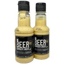 Kit 2 Molho Especial Beer Burger Sauce Com Cerveja Ipa 200Ml