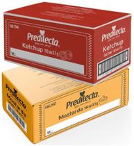 Kit 2 Molho Ketchup E Mostarda Predilecta 288 Sachês De 7G