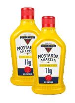 kit 2 MOLHO MOSTARDA AMARELA HEMMER - TIPO AMERICANA 1KG