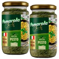 Kit 2 Molho Pomarola Pesto - Linha Pomarola Chef 190g