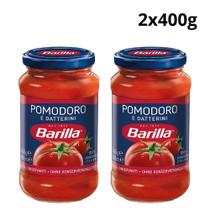 Kit 2 molho pomodoro e datterini barilla vidro 400g tomates italianos selecionados Kit 2 molho pomodoro e datterini barilla vidro 400g tomates italianos selecionados