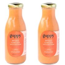 Kit 2 Molho Salada Missô Ginger 285ml Guppy Baixo Sódio