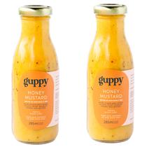 Kit 2 Molho Salada Mostarda e Mel 285ml Guppy Baixo Sódio Kit 2 Molho Salada Mostarda e Mel 285ml Guppy Baixo Sódio