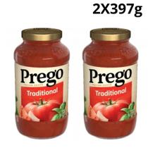 Kit 2 molho tradicional prego vidro 397g importado sabor clássico para massas e receitas Kit 2 molho tradicional prego vidro 397g importado sabor clássico para massas e receitas