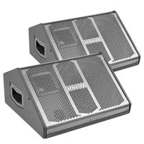 Kit 2 Monitores Retorno De Palco Ativo E Passivo 150W 124dB Oneal KMT-1300 Para Igreja Bar Evento