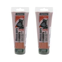 Kit 2 Montana Massa Madeira Nó De Pinus 220g Kit 2 Montana Massa Madeira Nó De Pinus 220g