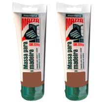 Kit 2 Montana Massa Para Madeira 220g Jatobá Montana