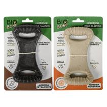 Kit 2 Mordedor Biobone Natural Cães Ossão Madeira E Laranja Kit 2 Mordedor Biobone Natural Cães Ossão Madeira E Laranja