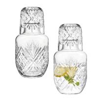 Kit 2 Moringa De Vidro 500ml Com Copo De 145ml Para Água Whisky Kit 2 Moringa De Vidro 500ml Com Copo De 145ml Para Água Whisky