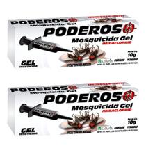 Kit 2 Mosquicida Gel 20g Poderoso Bisnaga Elimina Moscas