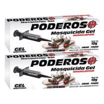 Kit 2 Mosquicida Poderoso Gel Kelldrin 10gr Bisnaga Elimina Moscas