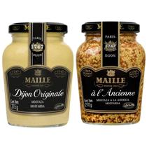 Kit 2 Mostarda Francesa Maille Dijon 215g e L'ancienne 210g