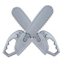 Kit 2 Motosserra Infantil Plástico Decoração Dia das Bruxas