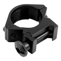 Kit 2 Mounts Suporte Trilho 20mm Para Luneta Ou Lanterna Tubo 25mm Alumínio