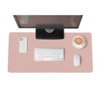 Kit 2 Mouse Pad 70X30Cm Grande Tapete De Mesa Slim Rosa