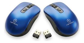 Kit 2 Mouse Sem Fio Kapbom Ka-602 Dpi Estudo E Trabalho