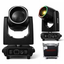 Kit 2 Moving Beam 300w 9r Borda Led 14 cores 13 Gobos com Case