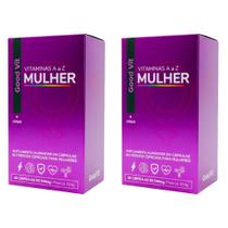 Kit 2 Mulher A - Z + Coenzima Q10 E Colágeno 60 Caps. Good Vit