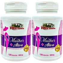 Kit 2 Mulher + Ativa 240 Cápsulas - Rei Terra Kit 2 Mulher + Ativa 240 Cápsulas - Rei Terra