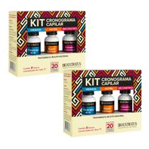 Kit 2 mult cronograma capilar 30ml bio extratus Kit 2 mult cronograma capilar 30ml bio extratus