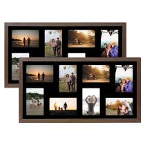 Kit 2 Multifoto Porta Retrato de Parede 30x60 16 Fotos 10x15