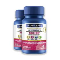 Kit 2 Multipolivitamínico Mulher Catarinense 60 Cápsulas