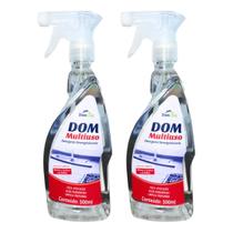 Kit 2 Multiuso Detergente Desengordurante DomLine 500ml