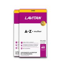 Kit 2 Multivitamínico A-Z Mulher Lavitan 60 Comprimidos Kit 2 Multivitamínico A-Z Mulher Lavitan 60 Comprimidos