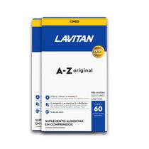 Kit 2 Multivitamínico A-Z Original Lavitan 60 Comprimidos Kit 2 Multivitamínico A-Z Original Lavitan 60 Comprimidos