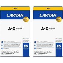 Kit 2 Multivitamínico Lavitan AZ Original Com 90 Comprimidos